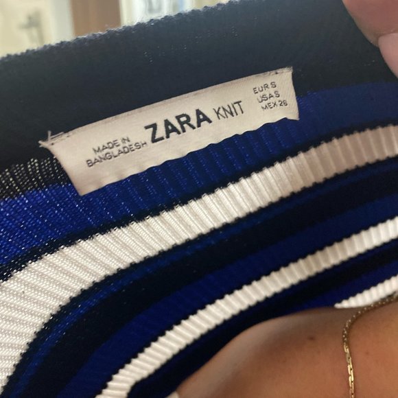 ZARA Ribbed Long Sleeve Sweater WORN 1X - Picture 3 of 9